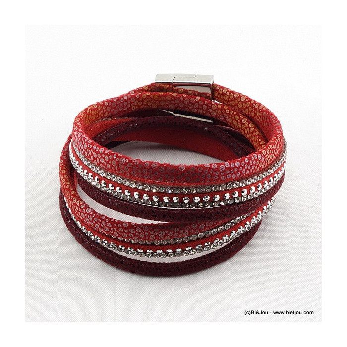bracelet 0215590 rouge bordeaux