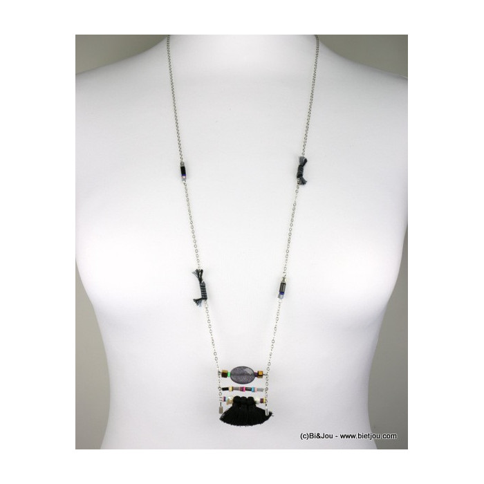 collier 0116512 gris foncé collier 0116512 gris foncé