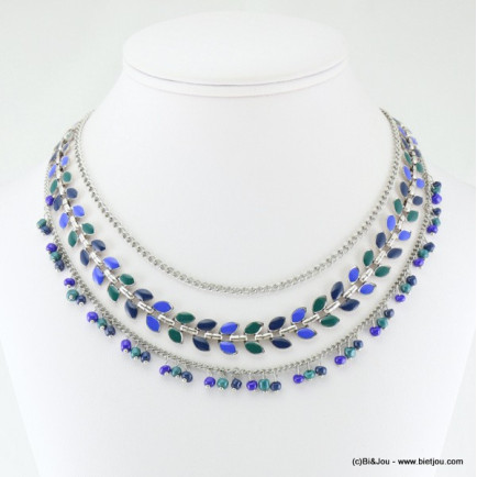 collier 0116626 bleu foncé