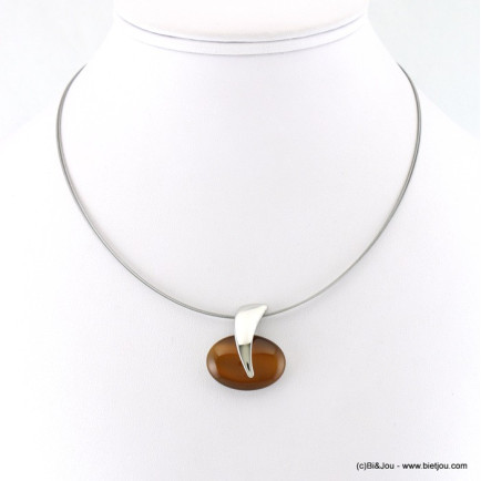 collier pendentif "oeil de chat" 0117907 collier pendentif "oeil de chat" 0117907