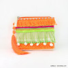 pochette coton pompon tassel tissu 0918053