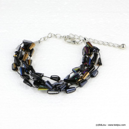 bracelet multi-liens cristal conique femme 0218505 multi bracelet multi-liens cristal conique femme 0218505 multi