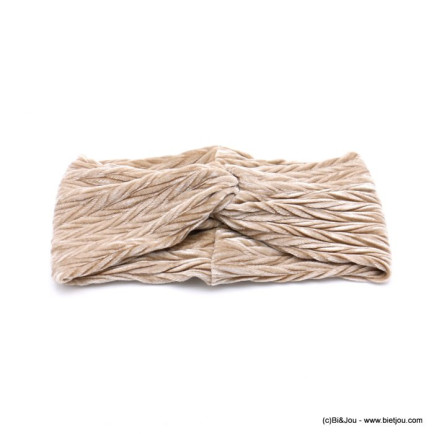 bandeau cheveux turban tissu velours 0619591 bandeau cheveux turban tissu velours 0619591