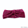 bandeau cheveux turban tissu velours 0619591