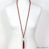 sautoir tassel cristal gland imitation perle 0119627 sautoir tassel cristal gland imitation perle 0119627