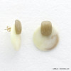 boucles d'oreilles vintage géométrique rond résine mate marbrée femme 0320110 boucles d'oreilles vintage géométrique rond résine mate marbrée femme 0320110
