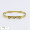 bracelet jonc ouvrable soleil strass acier inoxydable femme 0221003