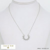 collier pendentif fer à cheval acier inoxydable femme 0121503