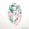 foulard imprimé fleurs pivoine 80% viscose 20% coton femme 0722011