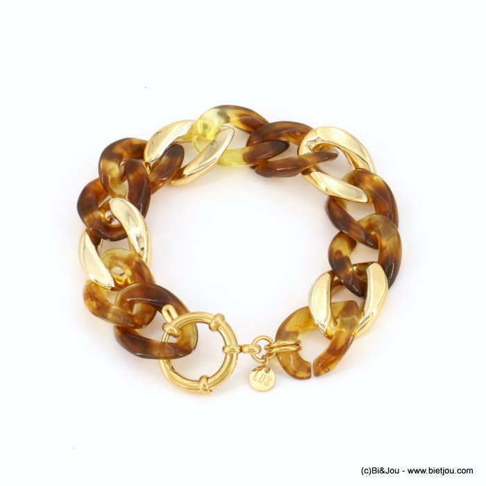 bracelet grosse maille acrylique femme 0222531 bracelet grosse maille acrylique femme 0222531