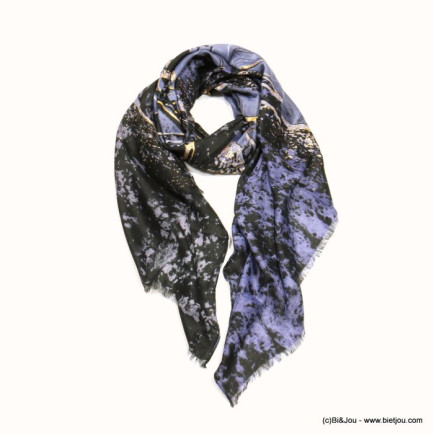 foulard scintillant motif abstrait femme 0722526