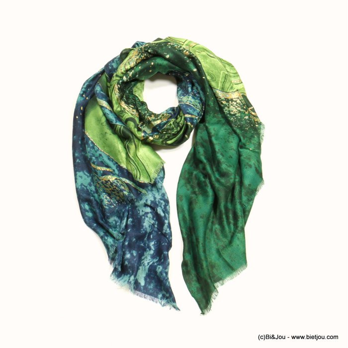 foulard scintillant motif abstrait femme 0722526 foulard scintillant motif abstrait femme 0722526