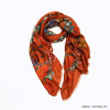 foulard motif tige de fleurs femme 0722531