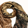 foulard scintillant motif abstrait femme 0722526 naturel/beige