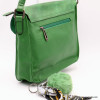 Sac à bandoulière cartable Flora&Co simili-cuir souple rabat scintillant boule de poil foulard femme 0922050 vert Sac à bandoulière cartable Flora&Co simili-cuir souple rabat scintillant boule de poil foulard femme 0922050 vert