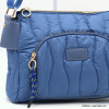 sac à bandoulière Flora&Co polyester satiné matelassé poche avant zip 0922522 bleu sac à bandoulière Flora&Co polyester satiné matelassé poche avant zip 0922522 bleu