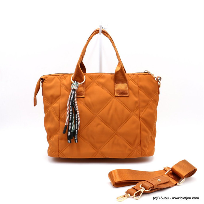 sac à main Flora&Co polyester satiné matelassé poche extérieure pompon tassel lacets 0922526 sac à main Flora&Co polyester satiné matelassé poche extérieure pompon tassel lacets 0922526