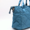 sac à main Flora&Co polyester satiné matelassé poche extérieure pompon tassel lacets 0922526 bleu