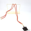 CORDON LANIÈRE TÉTÉPHONE PORTABLE MULTIFONCTIONNEL BANDOULIÈRE RÉGLABLE AVEC PATCH 0123091 rouge corail