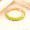 BRACELET JONC OUVRABLE ÉMAIL MÉTAL FEMME 0221581 vert aqua BRACELET JONC OUVRABLE ÉMAIL MÉTAL FEMME 0221581 vert aqua