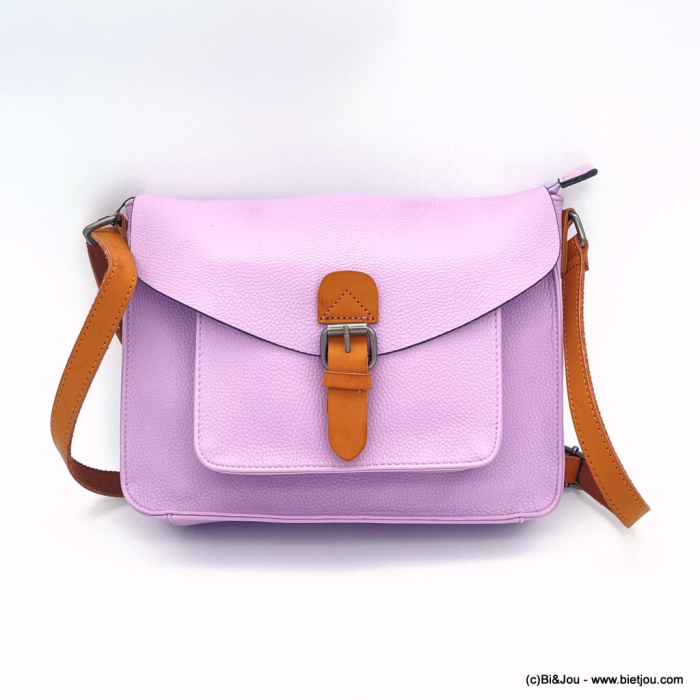 SAC À BANDOULIÈRE FAÇON CARTABLE FLORA&CO SIMILI-CUIR SOUPLE BOULE DE POIL FOULARD FEMME 0922048 parme SAC À BANDOULIÈRE FAÇON CARTABLE FLORA&CO SIMILI-CUIR SOUPLE BOULE DE POIL FOULARD FEMME 0922048 parme