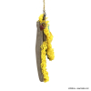 Sac pochette bohème-chic perles et tissu ethnique femme 0923057 jaune Sac pochette bohème-chic perles et tissu ethnique femme 0923057 jaune