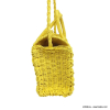 Petit panier bohème en osier tressée fait-main femme 0923059 jaune Petit panier bohème en osier tressée fait-main femme 0923059 jaune