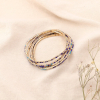 Boudin de bracelets fins strass multicolores élastiques pour femme 0223194 multi