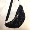 Sac banane synthétique sequins 0923515 noir Sac banane synthétique sequins 0923515 noir