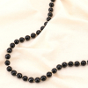 Sautoir perles pierre naturelle femme 0123546 noir Sautoir perles pierre naturelle femme 0123546 noir