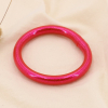 Bracelet jonc bouddhiste large coloré scintillant pour femme 0223569 fushia