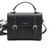 Sac à main Flora&Co style cartable simili-cuir rigide 0924011 noir