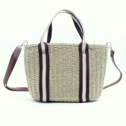 Sac à main paille papier bourse intérieure Flora&Co femme 0924027 vert aqua