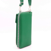 Portefeuille zippé Flora&Co simili-cuir avec poche extérieure pour teléphone/smartphone 0922042 vert Portefeuille zippé Flora&Co simili-cuir avec poche extérieure pour teléphone/smartphone 0922042 vert