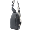 Sacoche de poitrine simili-cuir grainé Flora&Co femme 0924019 noir Sacoche de poitrine simili-cuir grainé Flora&Co femme 0924019 noir