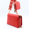 Sac porte épaule simili-cuir grainé Flora&Co femme 0924021 rouge