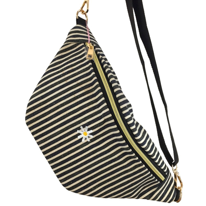 Sac Banane Imprimé Vichy Floral Rayures Synthétique 0925008 bleu foncé Sac Banane Imprimé Vichy Floral Rayures Synthétique 0925008 bleu foncé