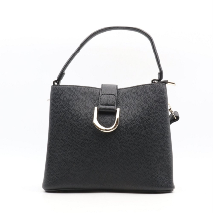 Sac porté épaule Flora&Co simili-cuir grainé 0925015 noir