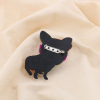 Broche fantaisie Chien coloré avec lunettes résine métal 0525032 vert Broche fantaisie Chien coloré avec lunettes résine métal 0525032 vert