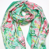 Étole Soie Viscose Imprimé Pastel Multicolore 0725020 vert Étole Soie Viscose Imprimé Pastel Multicolore 0725020 vert