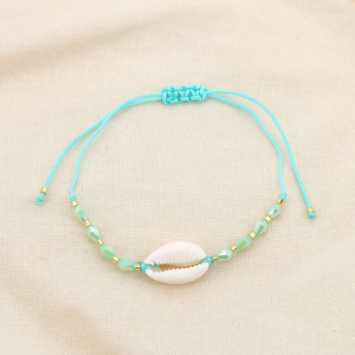 Set 12 bracelets coulissant coquillage cristal 0225242 multi