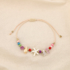 Ensemble 12 bracelets coulissant marin pierre 0225249 multi