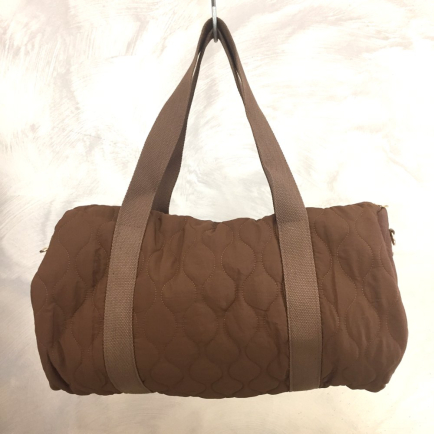 Sac bowling en polyester matelassé 0925508 taupe