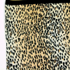 Foulard carré satin polyester motif léopard 0725512 marron Foulard carré satin polyester motif léopard 0725512 marron