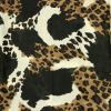 Écharpe imprimé léopard viscose coton 0725510 marron Écharpe imprimé léopard viscose coton 0725510 marron