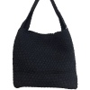 Sac porté épaule tissu polyester tressé anse 0925514 noir