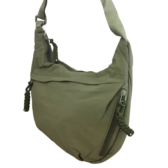 Sac à bandoulière tissu polyester 0925516 vert kaki