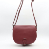 Sac à bandoulière en simili-cuir grainé Flora&Co 0925522 rouge bordeaux