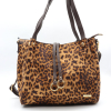 Sac porté épaule motif léopard velours Flora&Co 0925519 taupe