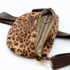 Sac banane motif léopard en velours Flora&Co 0925517 taupe Sac banane motif léopard en velours Flora&Co 0925517 taupe
